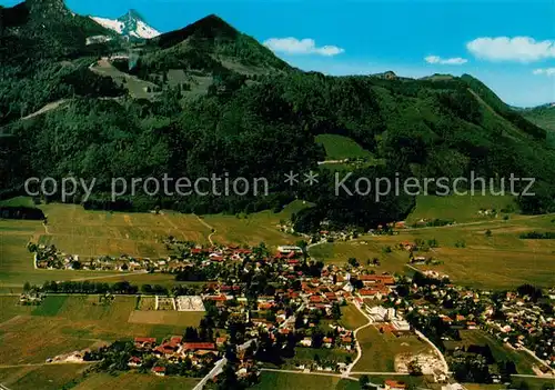 AK / Ansichtskarte Grassau Chiemgau Fliegeraufnahme Grassauer Almen Kampenwand Kat. Grassau