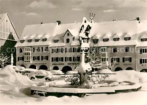 AK / Ansichtskarte Freudenstadt Marktplatz Neptunbrunnen Kat. Freudenstadt