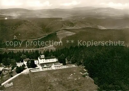 AK / Ansichtskarte Wieda Berghotel Stoeberhai Fliegeraufnahme Kat. Wieda