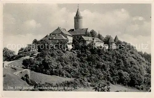 AK / Ansichtskarte Kahla Thueringen Leuchtenburg Kat. Kahla Thueringen