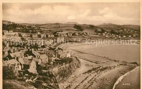 AK / Ansichtskarte Criccieth Panorama Kat. Gwynedd