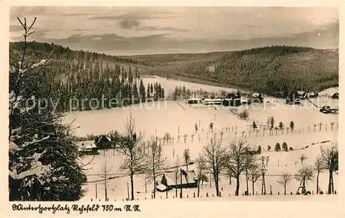 AK / Ansichtskarte Rehefeld Zaunhaus Winterpanorama Kat. Altenberg