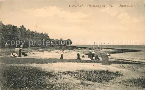 AK / Ansichtskarte Boltenhagen Ostseebad Strandleben Kat. Ostseebad Boltenhagen