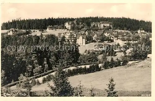 AK / Ansichtskarte Oberhof Thueringen Panorama Hoehenluftkurort Kat. Oberhof Thueringen