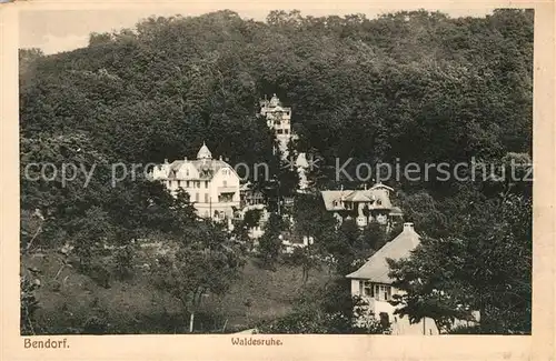 AK / Ansichtskarte Bendorf Rhein Waldesruhe Kat. Bendorf