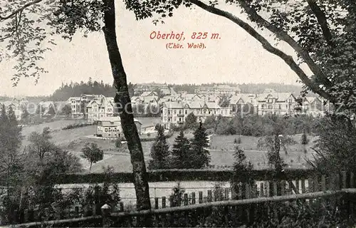 AK / Ansichtskarte Oberhof Thueringen Teilansicht Hoehenluftkurort Kat. Oberhof Thueringen