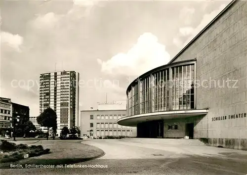 AK / Ansichtskarte Berlin Schiller TheaterTelefunken Hochhaus Kat. Berlin