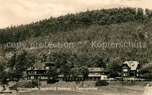 AK / Ansichtskarte Rehefeld Zaunhaus Erholungsheim Jagdschloss Kat. Altenberg