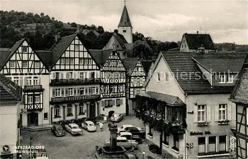 AK / Ansichtskarte Orb Bad Marktplatz Kat. Bad Orb