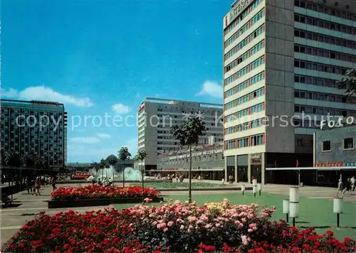 AK / Ansichtskarte Dresden Prager Strasse mit den Interhotels Bastei Koenigsstein und Newa Kat. Dresden Elbe