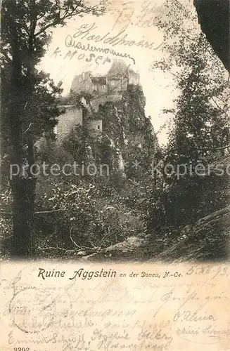 Aggstein Niederoesterreich Ruine Aggstein