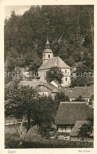 Oybin Kirche Serie Deutsche Heimatbilder Kat. Kurort Oybin