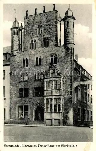 AK / Ansichtskarte Hildesheim Tempelhaus Marktplatz Kat. Hildesheim