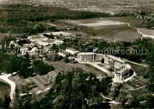 AK / Ansichtskarte Wilhelmshoehe Kassel Fliegeraufnahme Schloss  Kat. Kassel