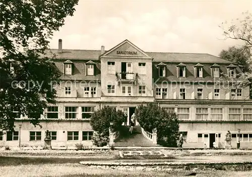 AK / Ansichtskarte Koestritz Bad Sanatorium Kat. Bad Koestritz