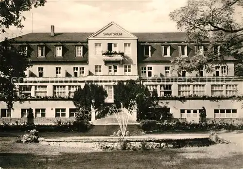 AK / Ansichtskarte Koestritz Bad Sanatorium Kat. Bad Koestritz