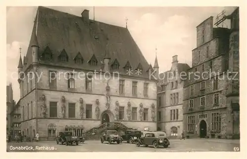 AK / Ansichtskarte Osnabrueck Rathaus Kat. Osnabrueck