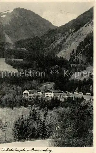 AK / Ansichtskarte Brannenburg Posterholungsheim Alpen Kat. Brannenburg