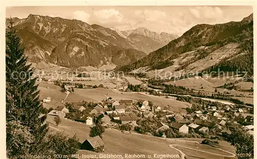 AK / Ansichtskarte Hindelang Landschaftspanorama Allgaeuer Alpen Kat. Bad Hindelang