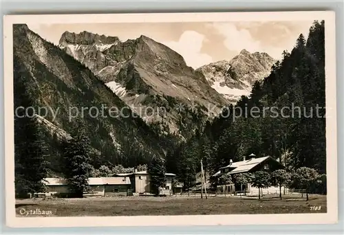 AK / Ansichtskarte Oytal Oytalhaus Allgaeuer Alpen Kat. Oberstdorf