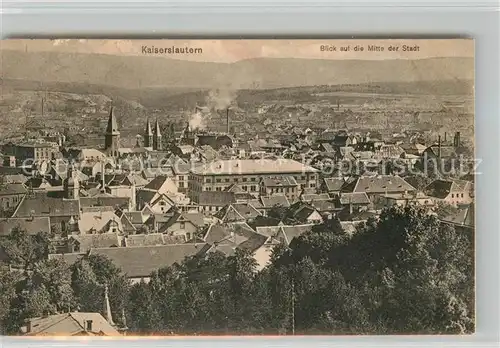 AK / Ansichtskarte Kaiserslautern Blick auf die Mitte der Stadt Kat. Kaiserslautern