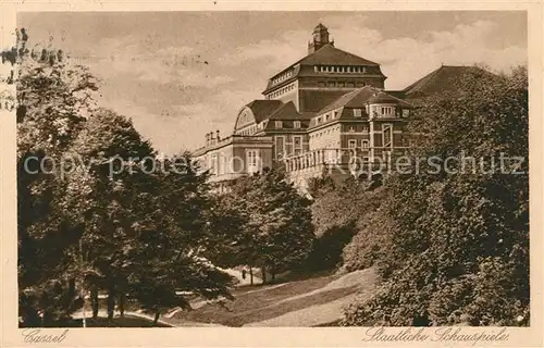 AK / Ansichtskarte Kassel Staatliche Schauspiele Staatstheater Kat. Kassel