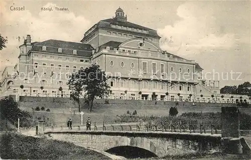 AK / Ansichtskarte Kassel Koenigliches Theater Kat. Kassel