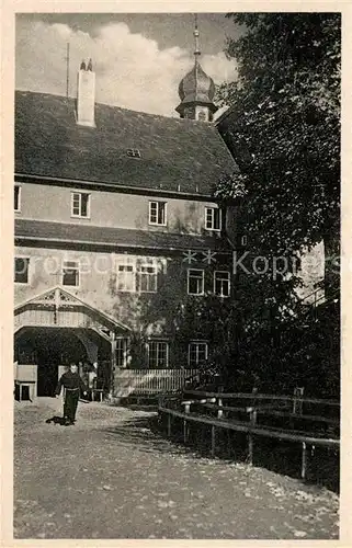 AK / Ansichtskarte Kreuzberg Rhoen Kloster Klosterpforte Kat. Gersfeld (Rhoen)