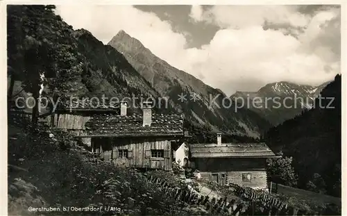 Gerstruben Bergdorf Allgaeuer Alpen Kat. Oberstdorf