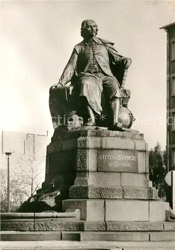 AK / Ansichtskarte Magdeburg Denkmal Otto von Guericke Hauptwache Kat. Magdeburg