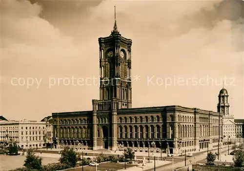 AK / Ansichtskarte Berlin Rathaus Kat. Berlin