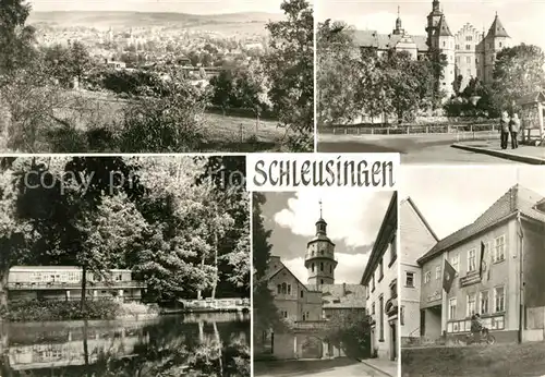 AK / Ansichtskarte Schleusingen Bertholdsburg Haus am See Jugendclubhaus  Kat. Schleusingen