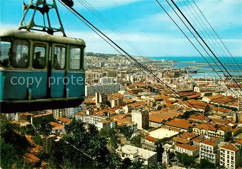 AK / Ansichtskarte Alger Algerien Luftseilbahn und Gesamtansicht