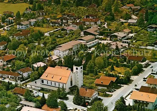 AK / Ansichtskarte Bad Feilnbach Fliegeraufnahme Kindergarten und Pfarrzentrum Kat. Bad Feilnbach