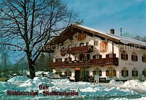 AK / Ansichtskarte Ruhpolding Cafe Muehlbauernhof Windbeutelgraefin  Kat. Ruhpolding