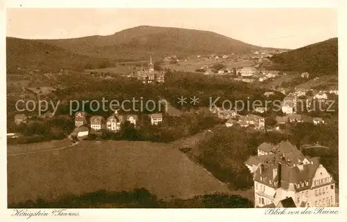 AK / Ansichtskarte Koenigstein Taunus Panorama Blick von der Ruine Kat. Koenigstein im Taunus