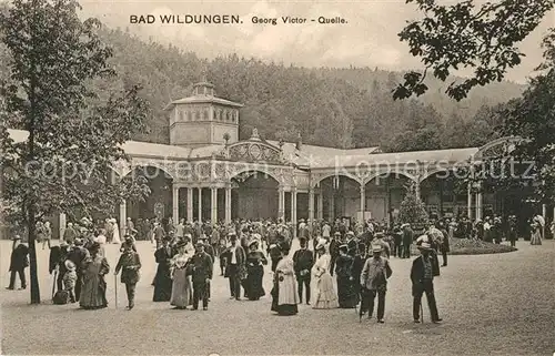 AK / Ansichtskarte Bad Wildungen Georg Victor Quelle Kurort Kat. Bad Wildungen