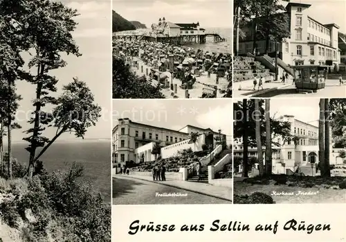 Sellin Ruegen Kurhaus Frieden Freilichtbuehne Seebruecke  Kat. Sellin Ostseebad