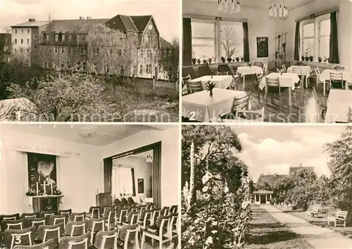 Schoenebeck Salzelmen Haupthaus Loehe Saal Andachtssaal Gartenanlage Kat. Schoenebeck