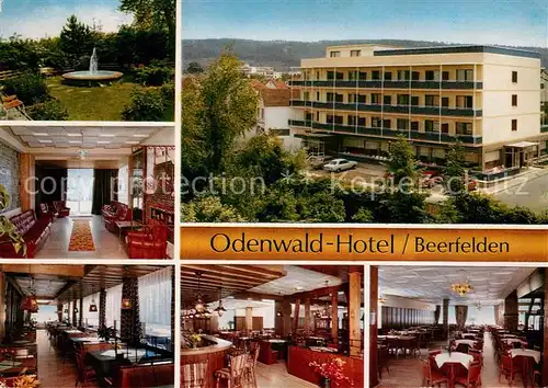 Beerfelden Odenwald Odenwald Hotel Foyer Gastraeume Bar Brunnen Kat. Beerfelden