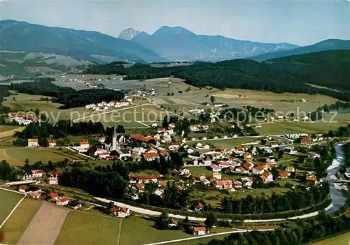 Siegsdorf Oberbayern Fliegeraufnahme mit Staufen und Zwiesel Kat. Siegsdorf