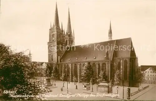 Kassel Martinskirche Denkmal Landgraf Philipp des Grossmuetigen Kat. Kassel