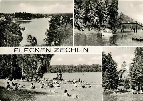 Flecken Zechlin Strand Panoramen Kat. Rheinsberg