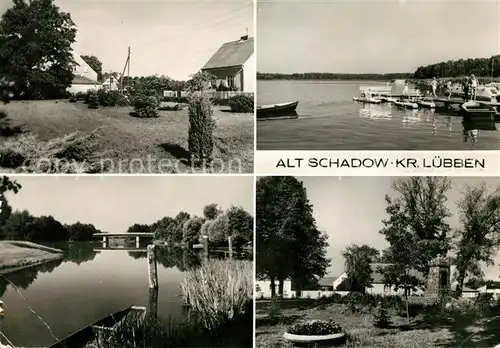 Alt Schadow Gruenanlage Neuendorfer See Schleuse Dorfplatz Kat. Maerkische Heide