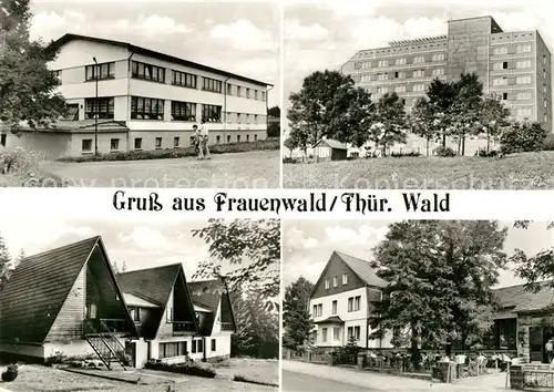 Frauenwald Thueringen FDGB Erholungsheime Bergbad Sonnenberg Rennsteig Wanderhuetten Kat. Frauenwald