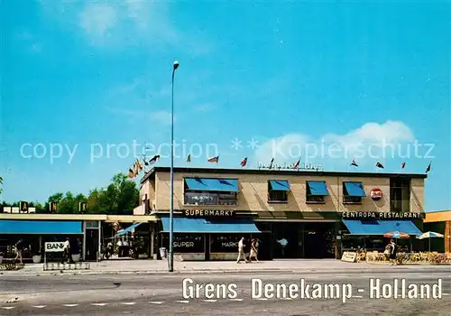 AK / Ansichtskarte Niederlande Supermarkt Souvenir Restaurant Hollands Duitse grens Grens Denekamp Holland Kat. Niederlande