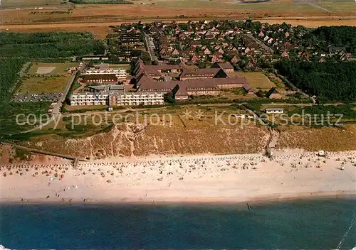 AK / Ansichtskarte Westerland Sylt Fliegeraufnahme Klinik AWO  Kat. Westerland