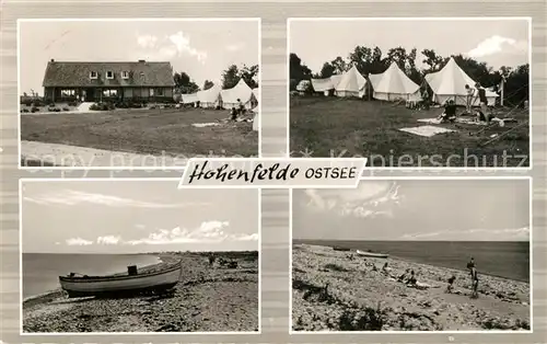 AK / Ansichtskarte Hohenfelde Kiel Boot Campingplatz Kat. Hohenfelde