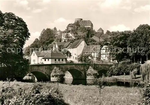 AK / Ansichtskarte Hofgeismar Burghotel Trendelburg Terrasse Auto Halle Kat. Hofgeismar