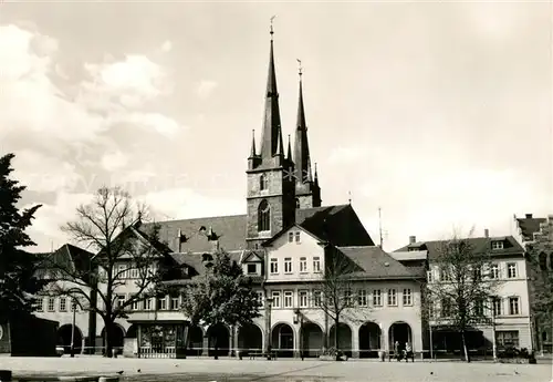 AK / Ansichtskarte Saalfeld Saale Markt Kat. Saalfeld